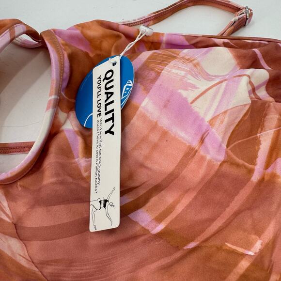 NWT Cupshe Arizona Road Trip Keyhole Halter One Piece Swimsuit - Picture 7 of 9